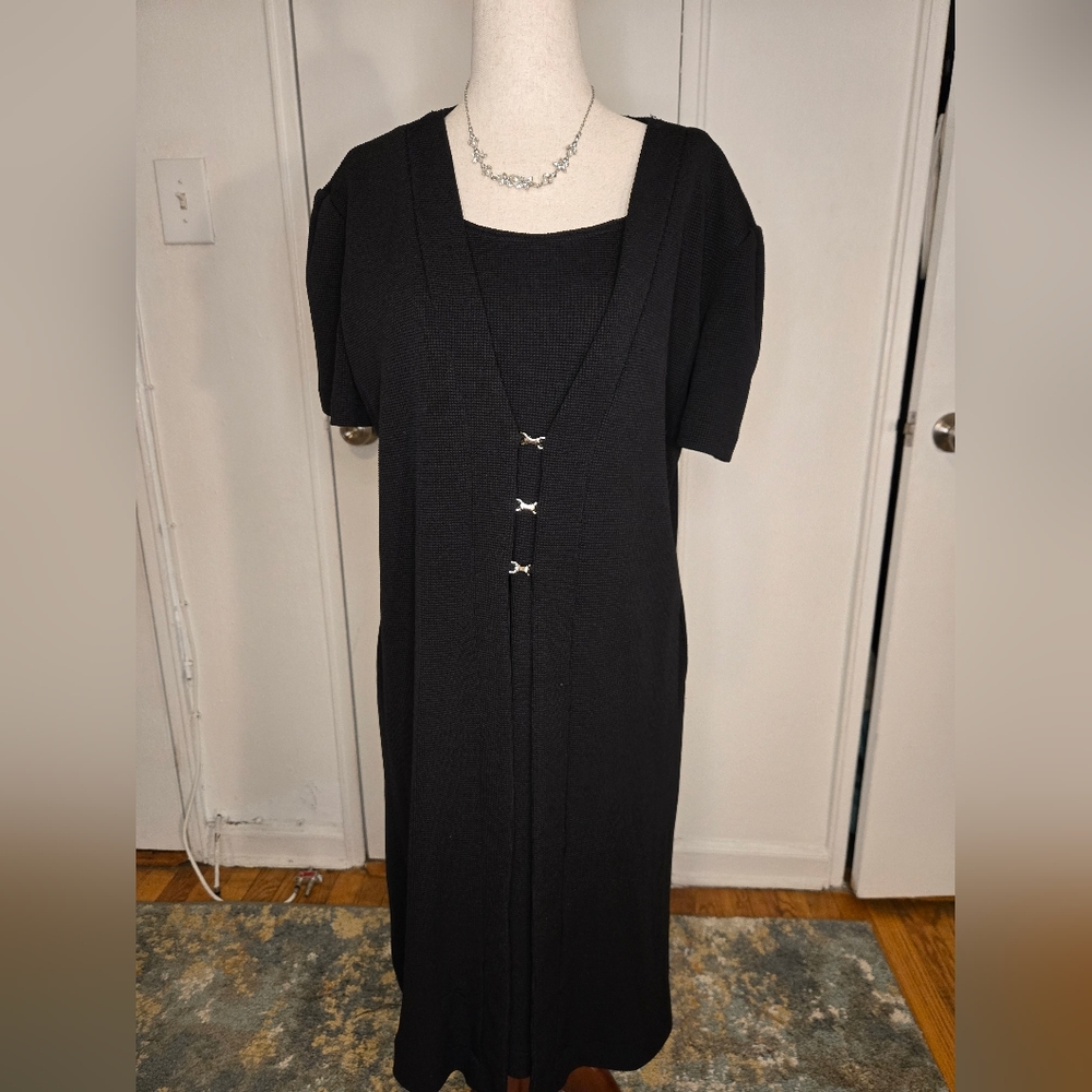 Chic Black Long Sleeve Dress